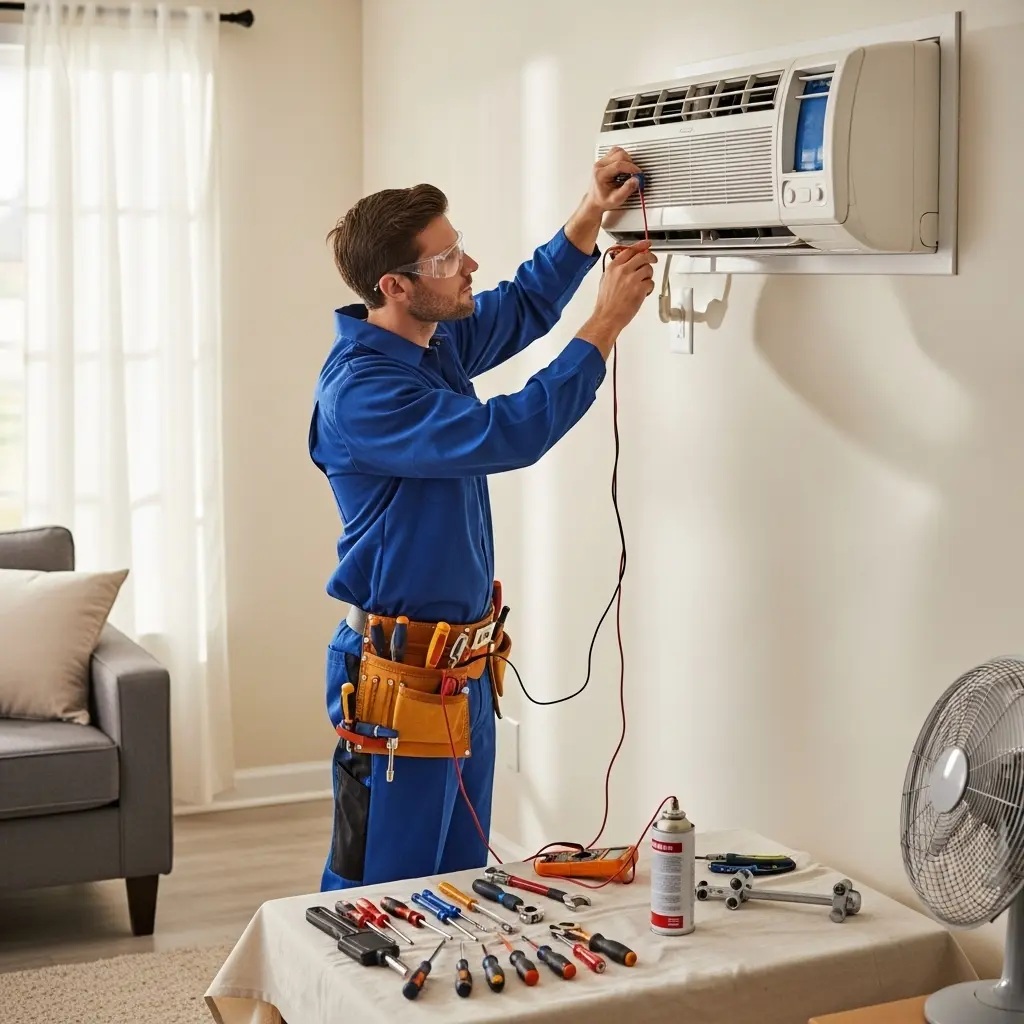 Sapanca Panasonic Panasonic klima gaz dolumu ve bakım – Enerji verimliliği artırıldı. - Teknik servis örneği